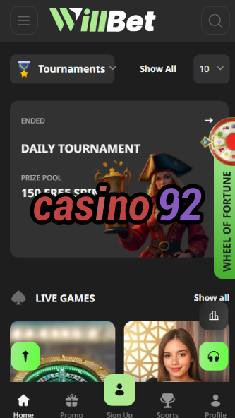 Casino 92 - Premium Slots & Live Dealer Games-ydblkf.net